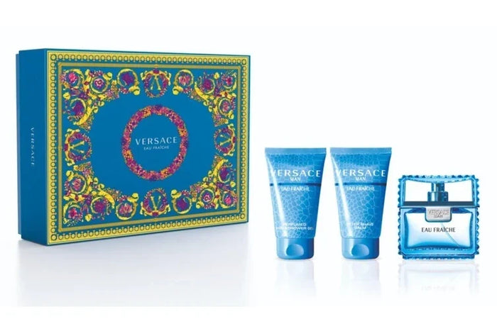 Versace Man Eau Fraiche 3Pcs Set - 50ml