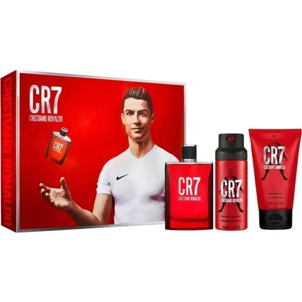 Cristiano Ronaldo CR7 3Pc Set for Men Eau de Toilette Spray, 100ml