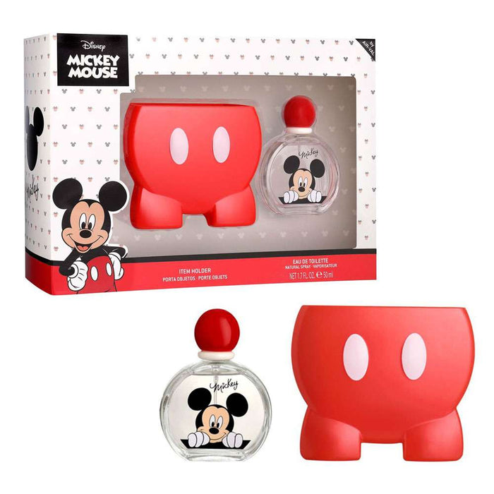 Air-Val Mickey Mouse + Item Holder Set - Eau de Toilette Spray 50ml