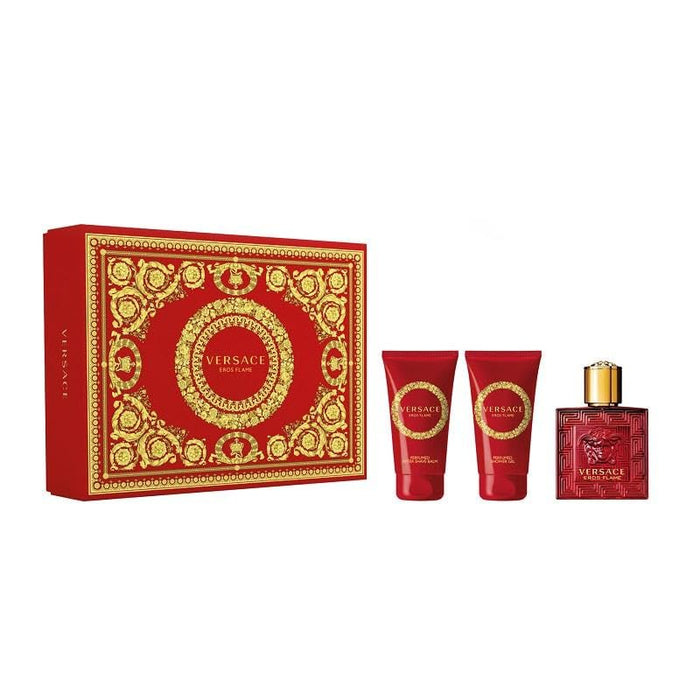 Versace Eros Flame 3Pcs set - Eau de Parfum Spray 50ml