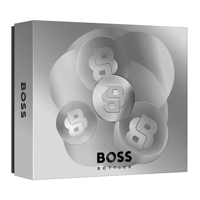 Hugo Boss Bottled +Sg+Deo Spray Set for Men Eau de Toilette Spray - 100ml
