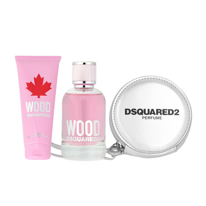 2 Wood 2Pcsround Purse Set for Women by Dsquared - Eau de Toilette Spray, 100ml
