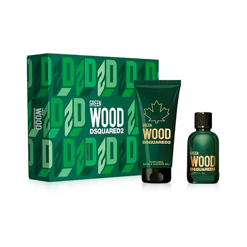 2 Green Wood 2Pcs Set Eau de Toilette Spray (100ml) by Dsquared