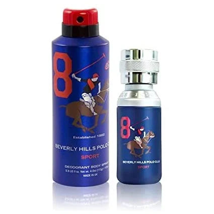 Beverly Hills Perfumes Bhpc Eight Gift Set + Deo for Men - Eau de Toilette Spray 100ml