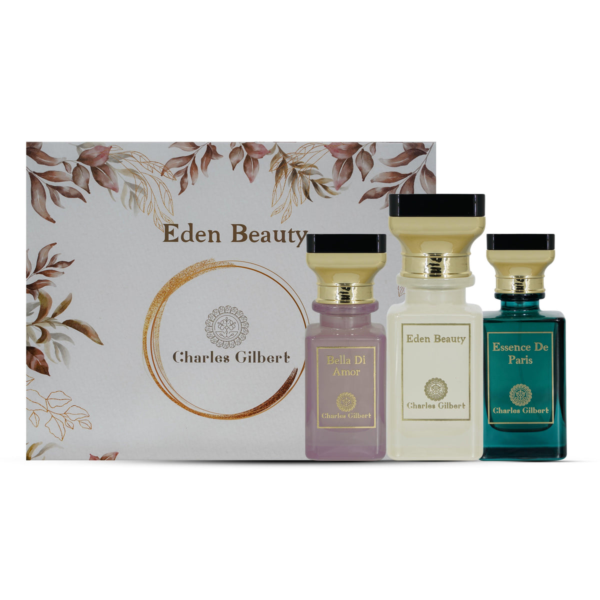 Charles Gilbert Eden Beauty 3Pcs Set - Eau de Parfum Spray 100ml