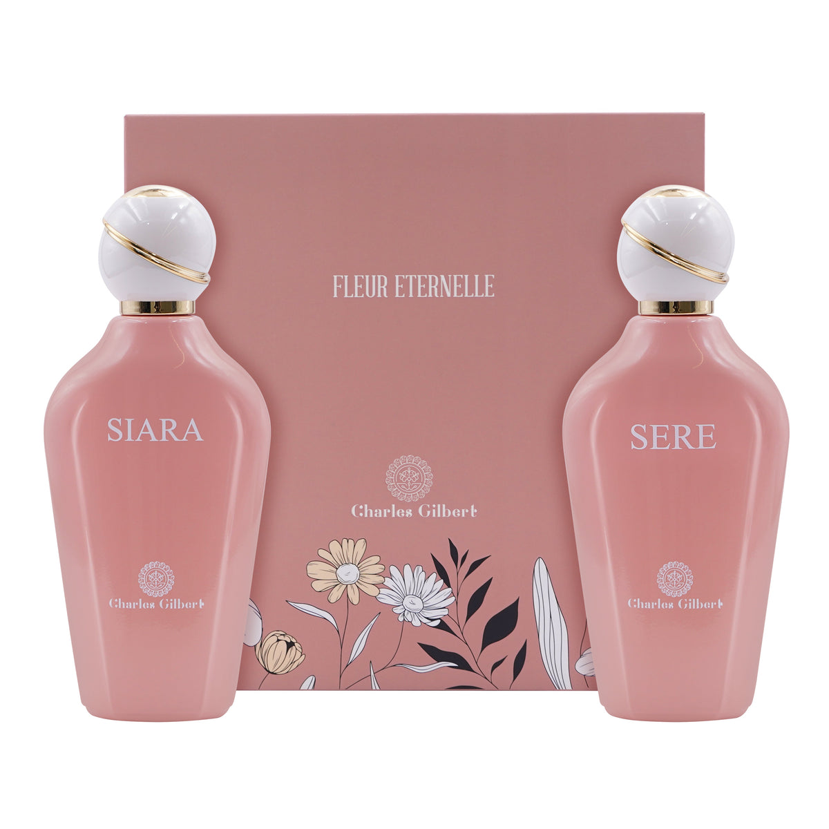 Fleur Eternelle 2Pcs Set by Charles Gilbert - Eau de Parfum Spray, 100ml