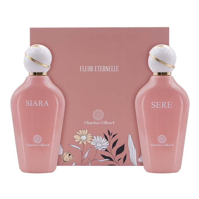 Fleur Eternelle 2Pcs Set by Charles Gilbert - Eau de Parfum Spray, 100ml