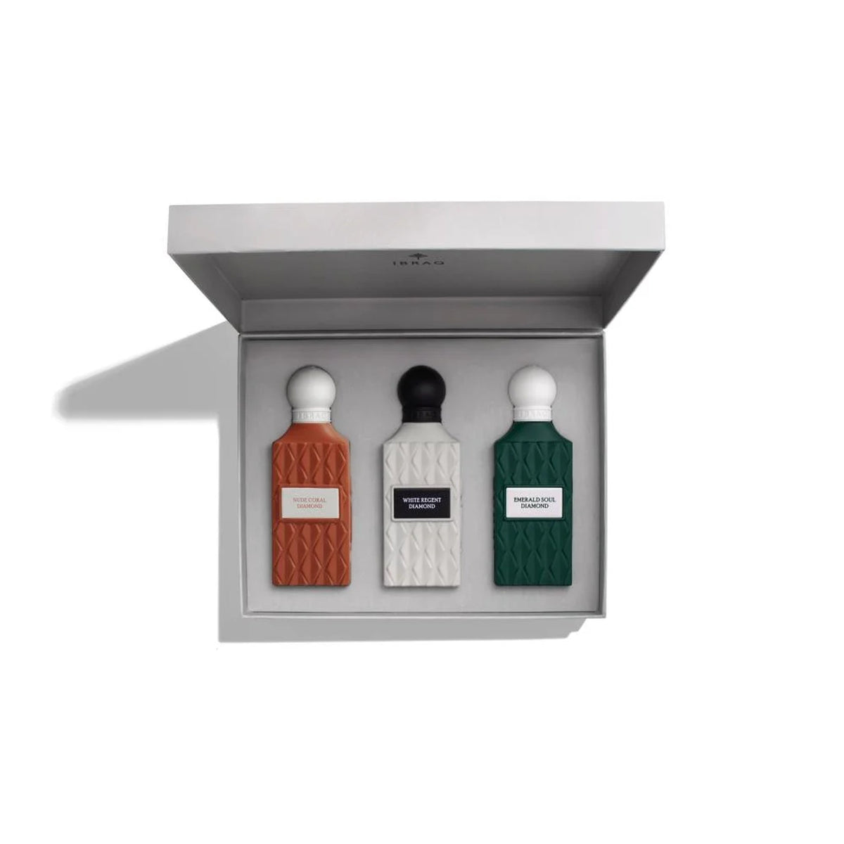 Ibraq Diamond Grey Gift Set 3×, 75ml