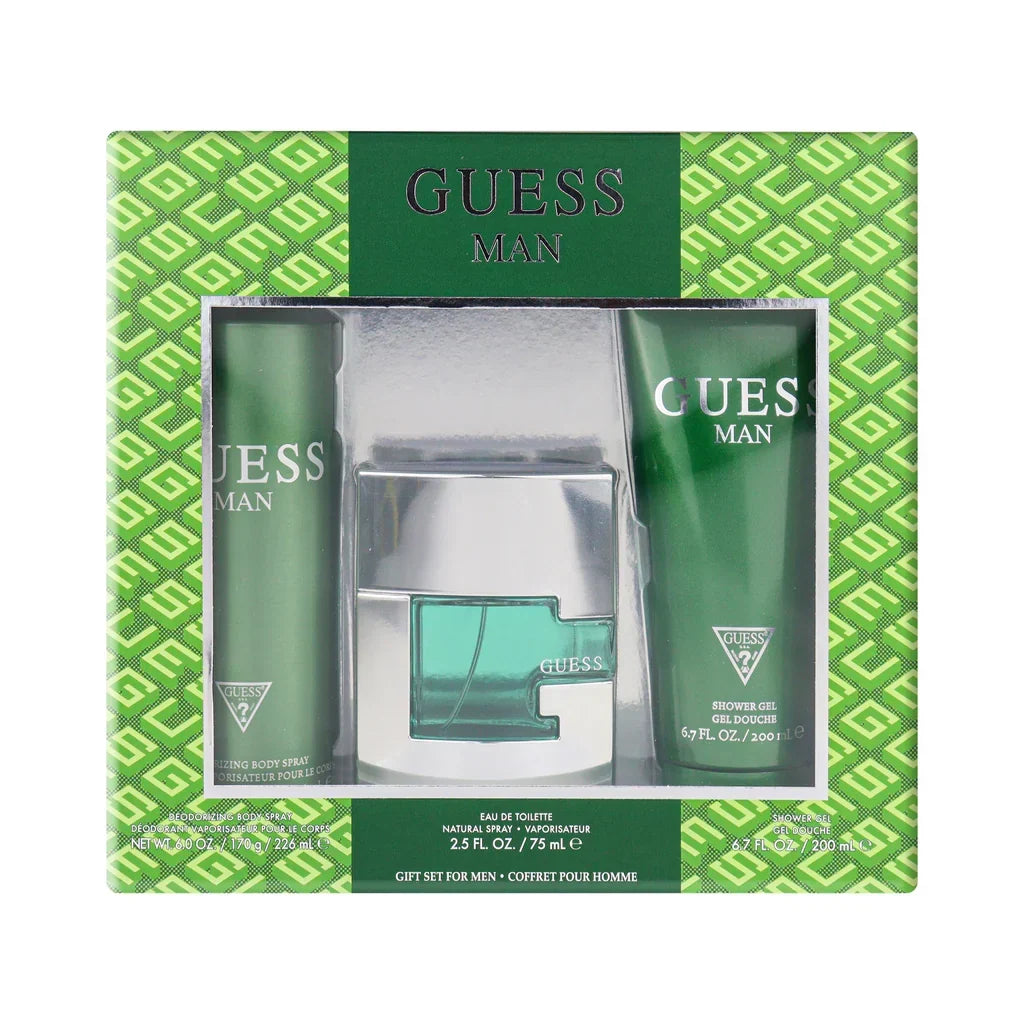Guess Man 3 Pcs Set, 75ml