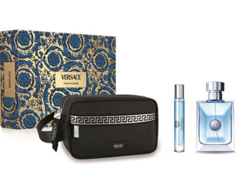 Versace 2Pcs Bag Gift Set for Men Eau de Toilette Spray - 100ml