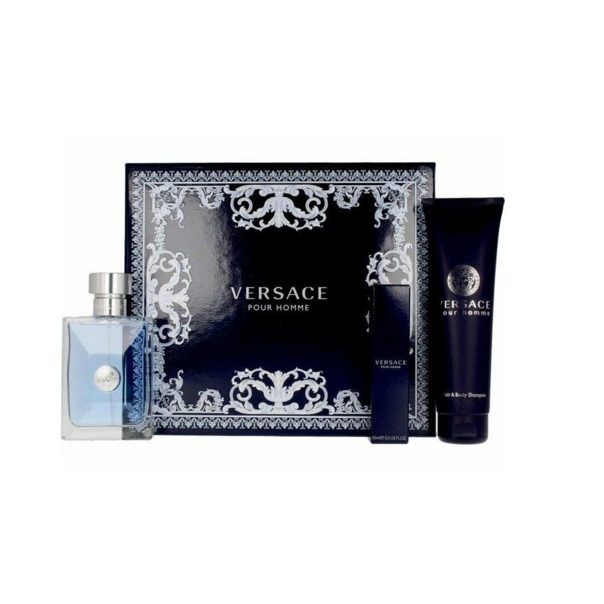 Versace 3 Pcs Set for Men - Eau de Toilette Spray 100ml