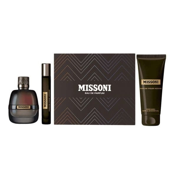 Missoni 3Pcs Set for Men Eau de Parfum Spray - 100ml