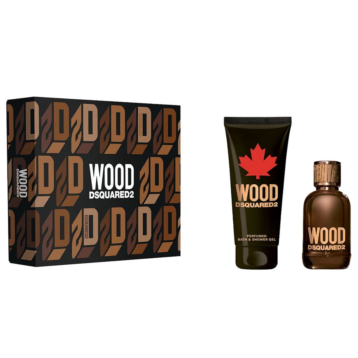 2 Wood 2Pcs Set for Men by Dsquared - Eau de Toilette Spray, 100ml