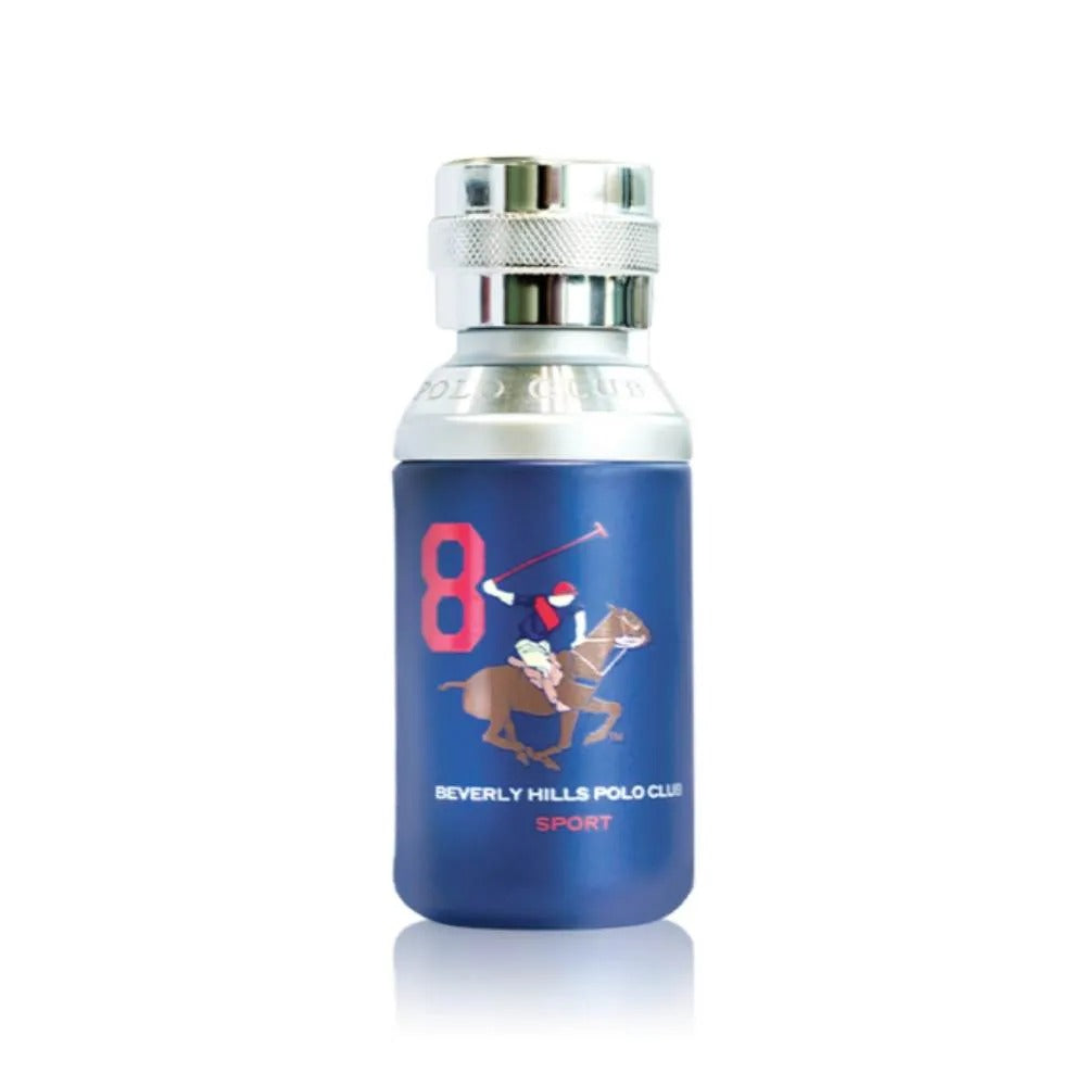 Beverly Hills Perfumes Bhpc Sports Eight for Men Eau de Toilette Spray - 100ml
