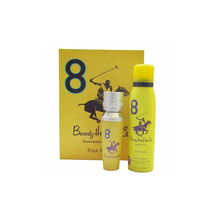 BHPC Eight Gift Set + Deo for Women by Beverly Hills Perfumes - Eau de Parfum Spray, 50ml