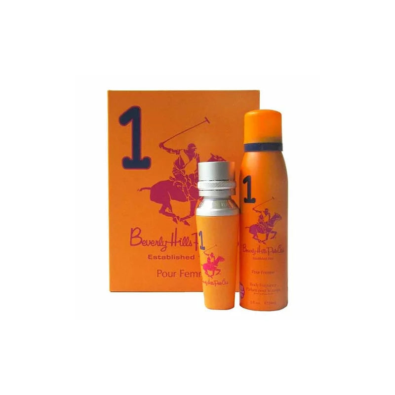 Beverly Hills Perfumes BHPC One Gift Set + Deo for Women Eau de Parfum Spray - 50ml