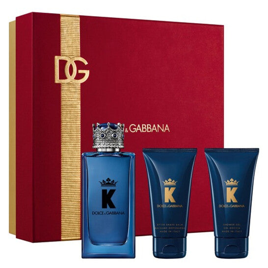 King Men +Shower Gel+After Shave Set Eau de Parfum Spray (100ml) by Dolce & Gabbana