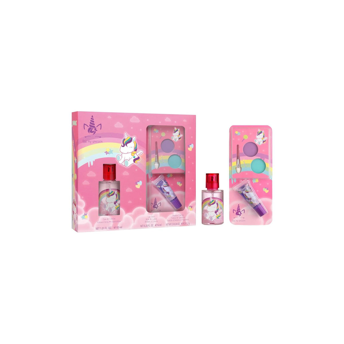 Air-Val Unicorn + Make Up Kit Set - Eau de Toilette Spray 30ml