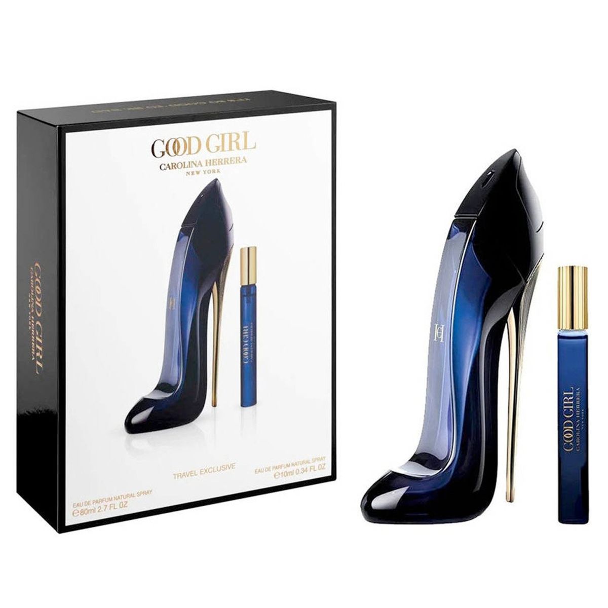 Good Girl + Travel Set Eau de Parfum Spray (80ml) by Carolina Herrera