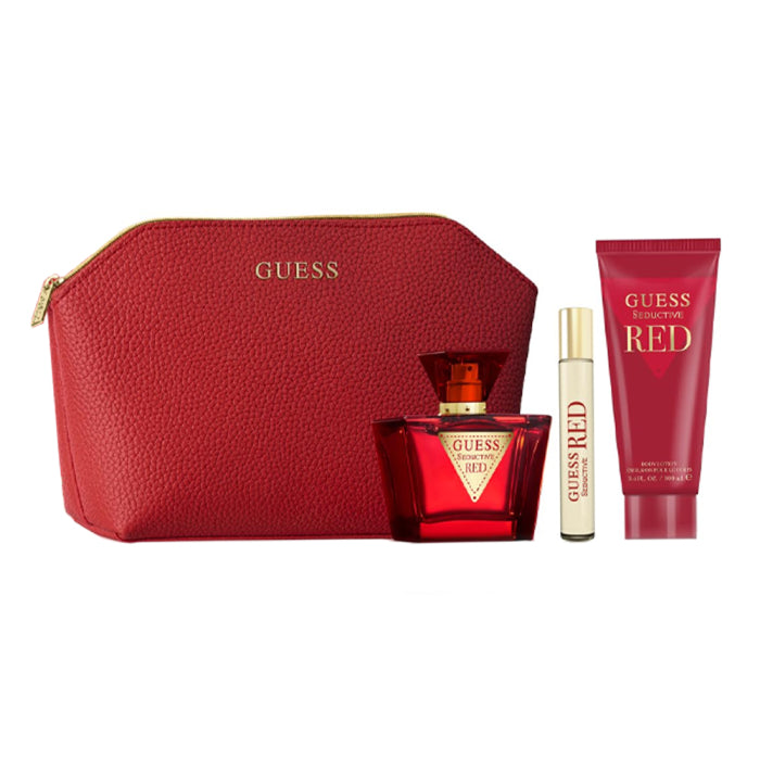 Guess Seductive Red Men 3 Pcs Bag Set Eau de Parfum Spray - 100ml