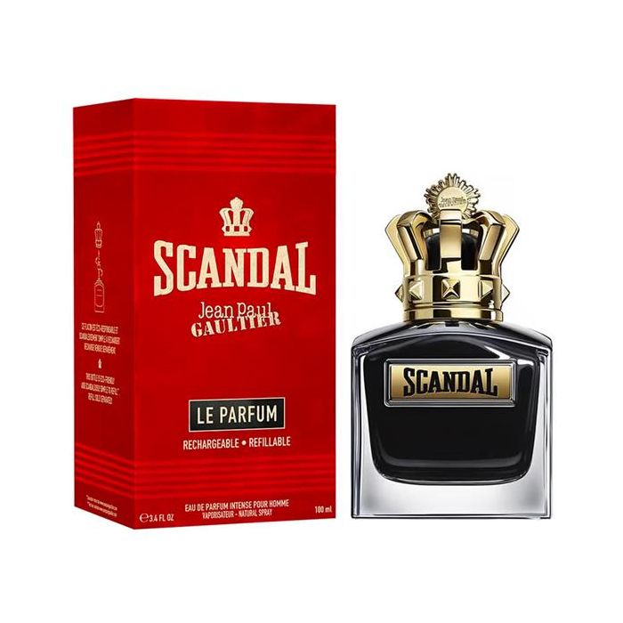 Jean Paul Gaultier Scandal Le Parfum Intense Refillable for Men Eau de Parfum Spray, 100ml