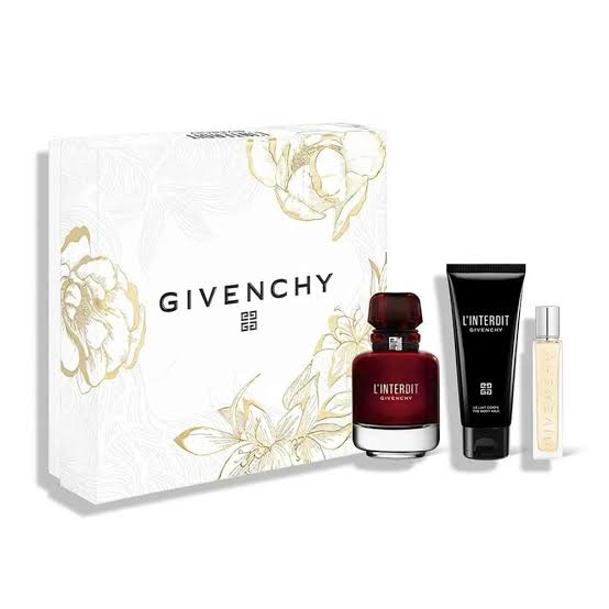 Givenchy 'Interdit Rouge 3Pcs Set for Women - Eau de Parfum Spray 80ml