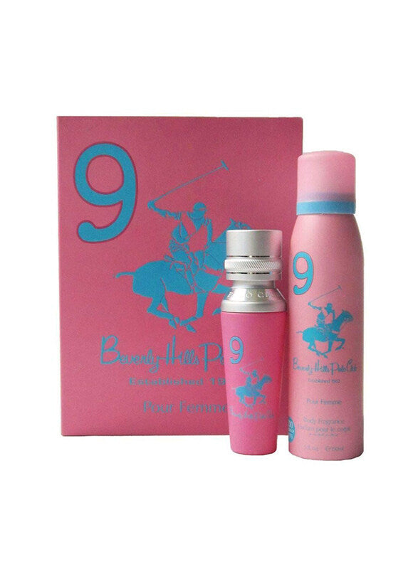 Beverly Hills Perfumes BHPC Nine Gift Set + Deo for Women Eau de Parfum Spray - 50ml