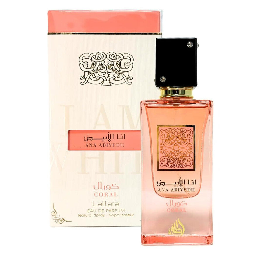 Lattafa Ana Abiyedh Coral Eau de Parfum Spray (60ml) by Lattafa Perfumes