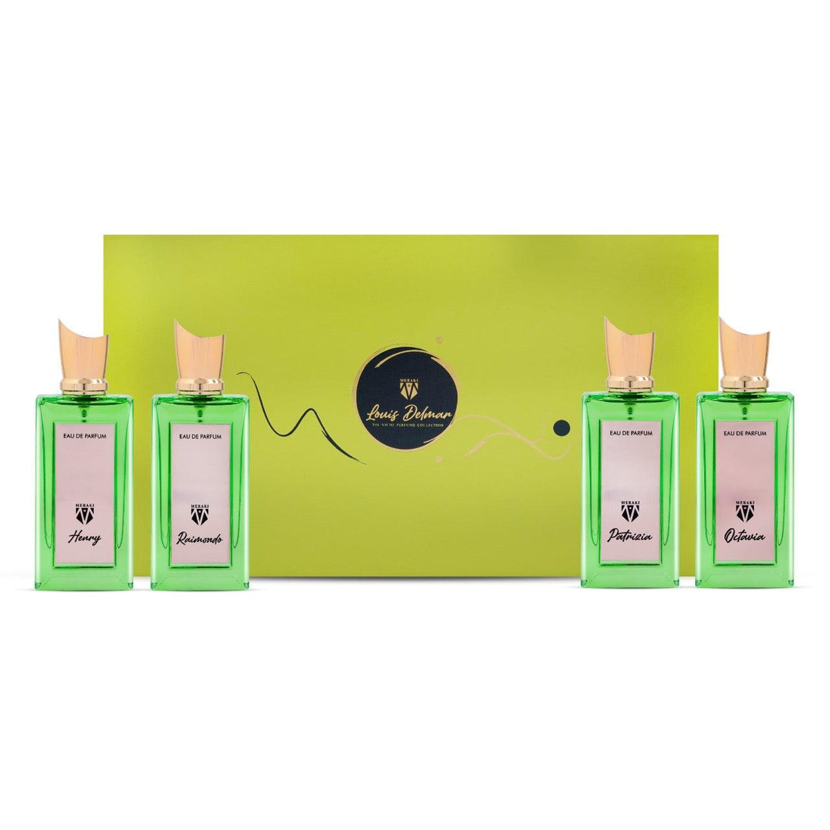 Louis Delmer Niche Collection 4* Set by Meraki - Eau de Parfum Spray, 50ml