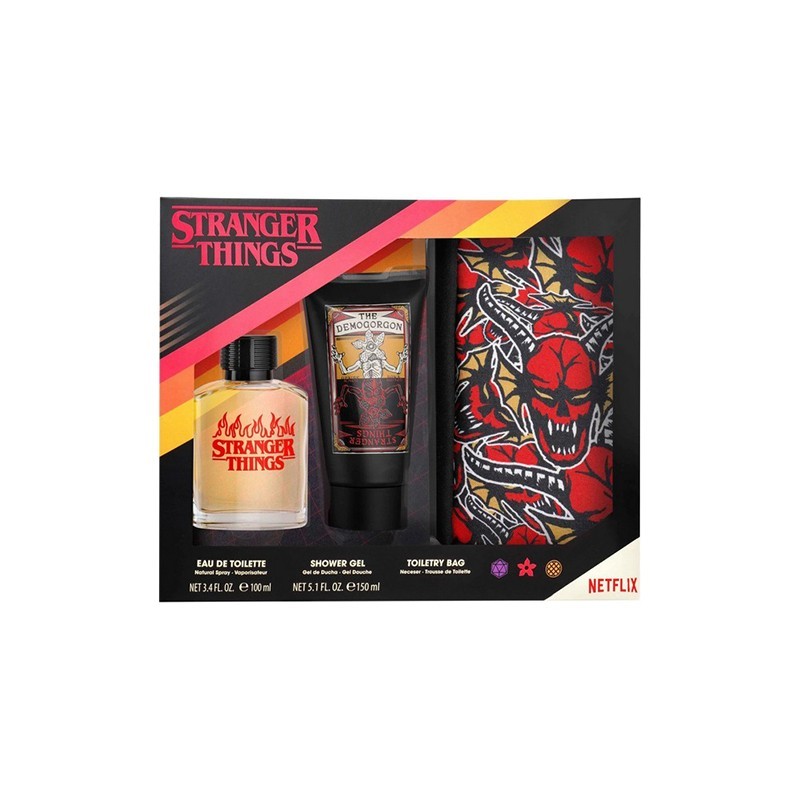 Air-Val Stranger Things +Shower Gel +Tote Bag Set Eau de Toilette Spray - 100ml