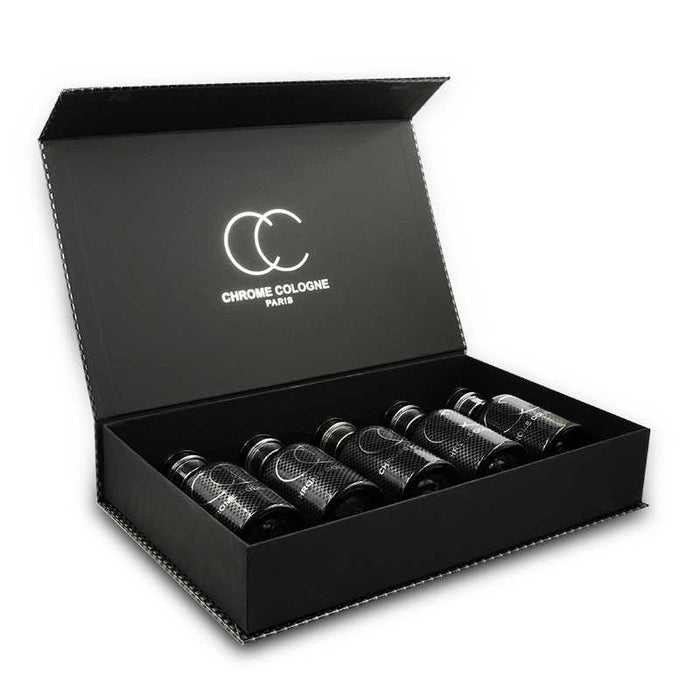 Victor Raymond Chrome Cologne Paris 5 Pcs Set Eau de Parfum Spray