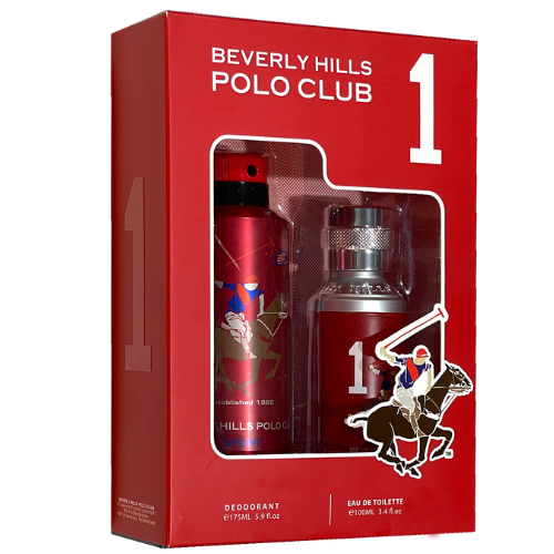 Beverly Hills Perfumes BHPC Gift Set One Sport Eau de Toilettet + for Men Deodorant, 50ml