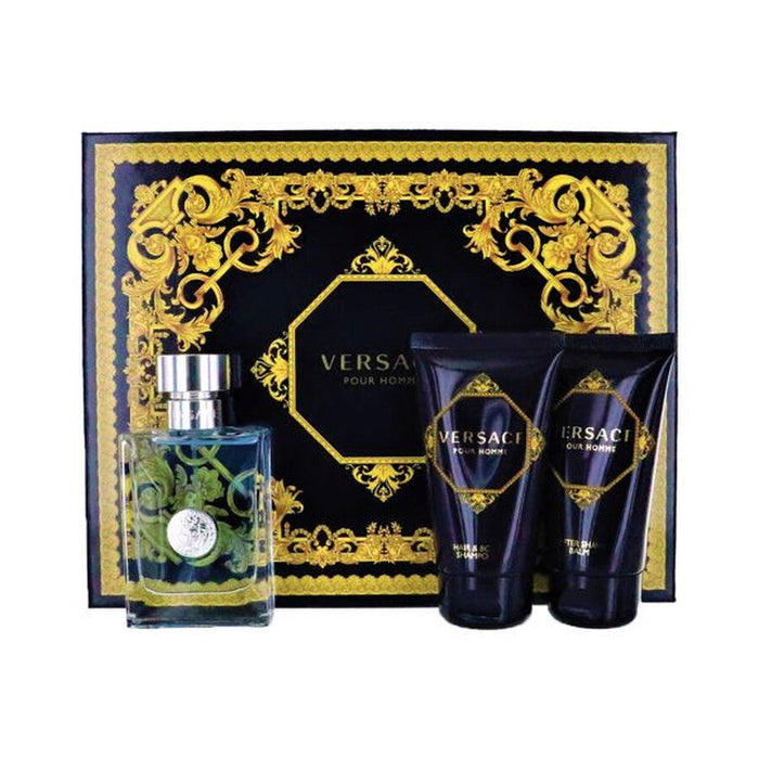 Versace 3Pcs Set for Men Eau de Toilette Spray - 50ml